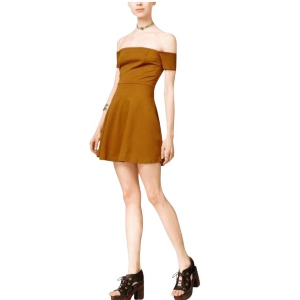 NWT Free people offshoulder honey dress